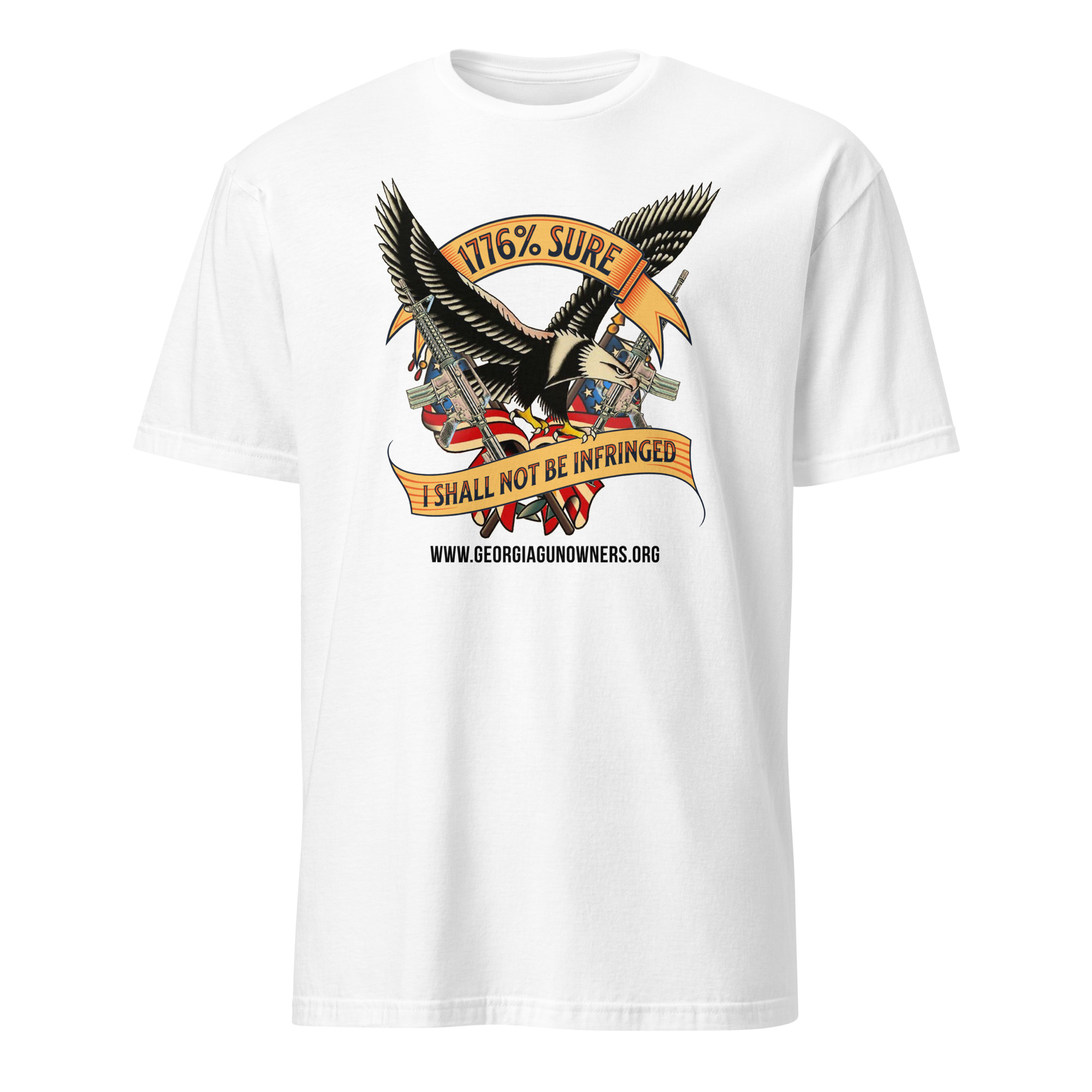 Supersoft - Short Sleeve - Unisex - Black Text - "I'm 1776% Sure" - Image 5