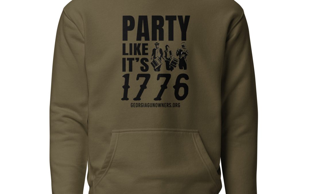 Soft – Party Like It’s 1776 – Black Text – Unisex – Hoodie
