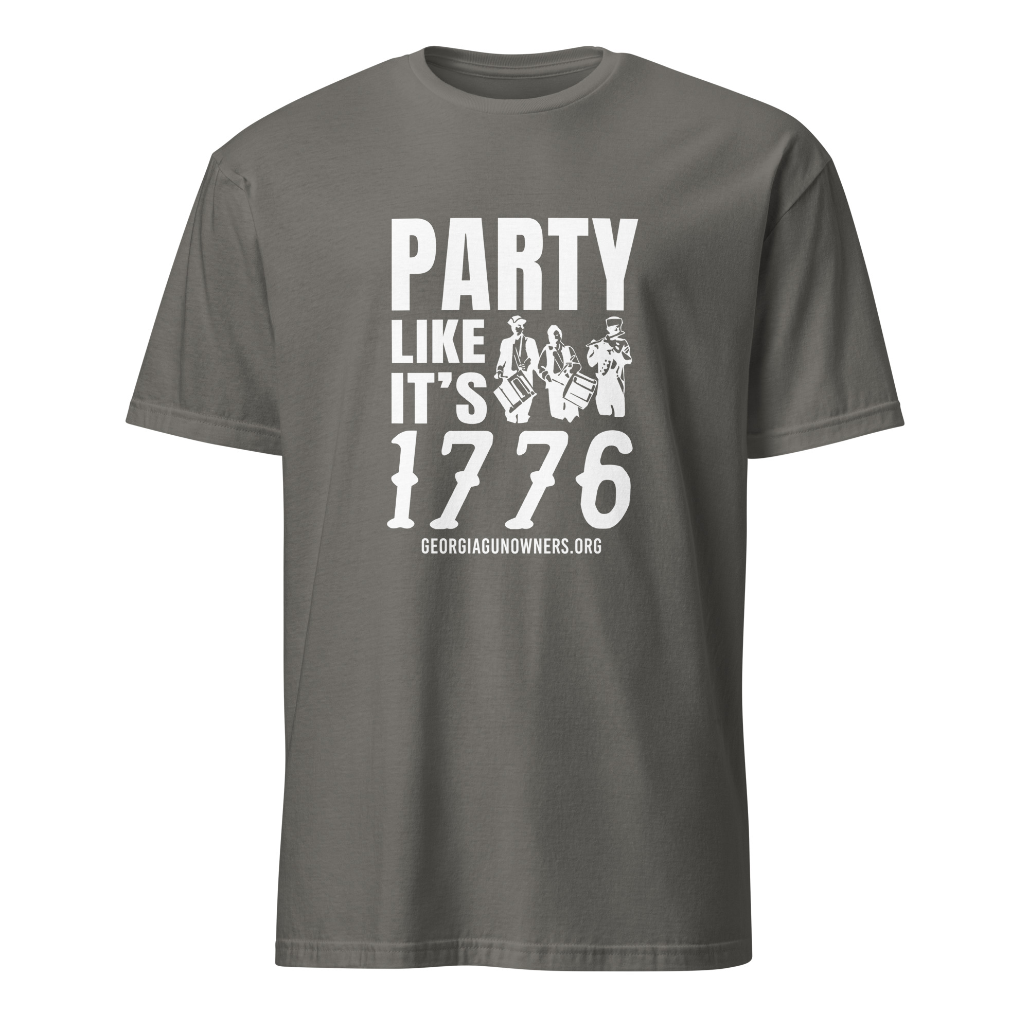 Supersoft – Short Sleeve – White Text – “Party Like It’s 1776” - Image 7