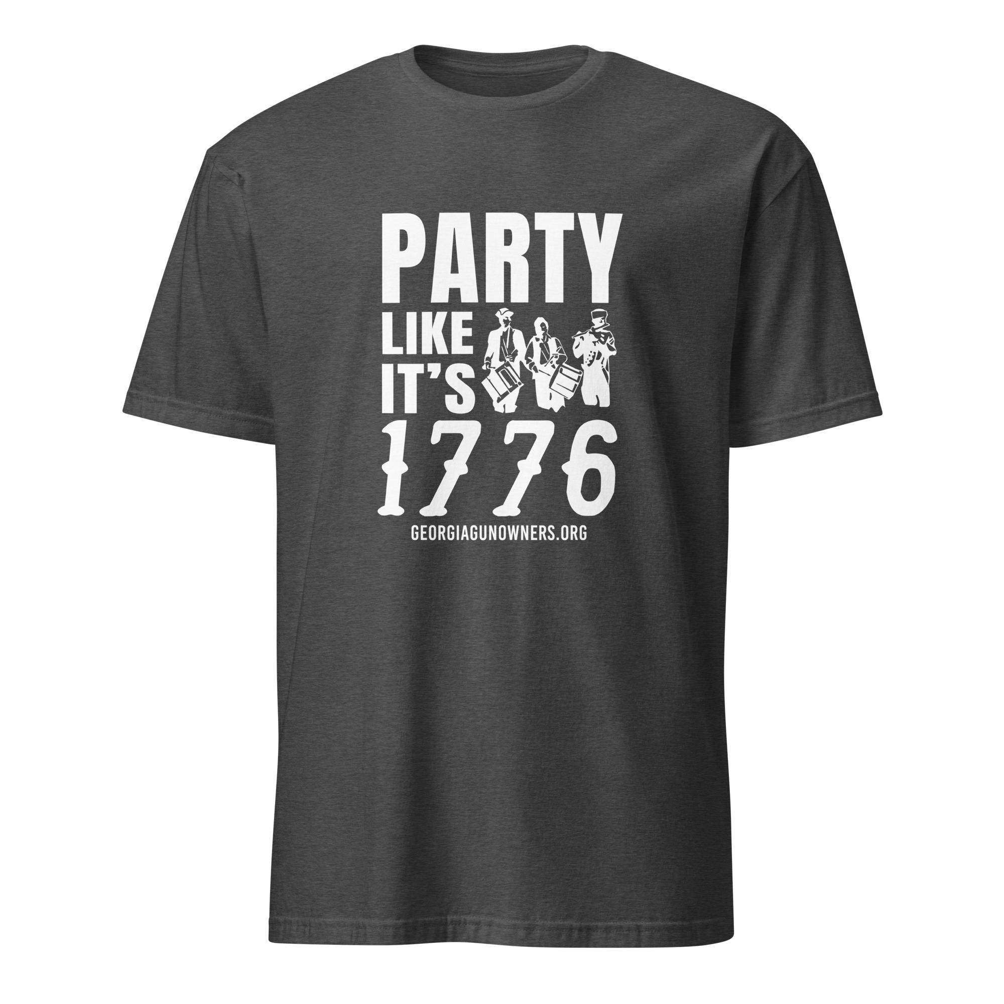 Supersoft – Short Sleeve – White Text – “Party Like It’s 1776” - Image 3
