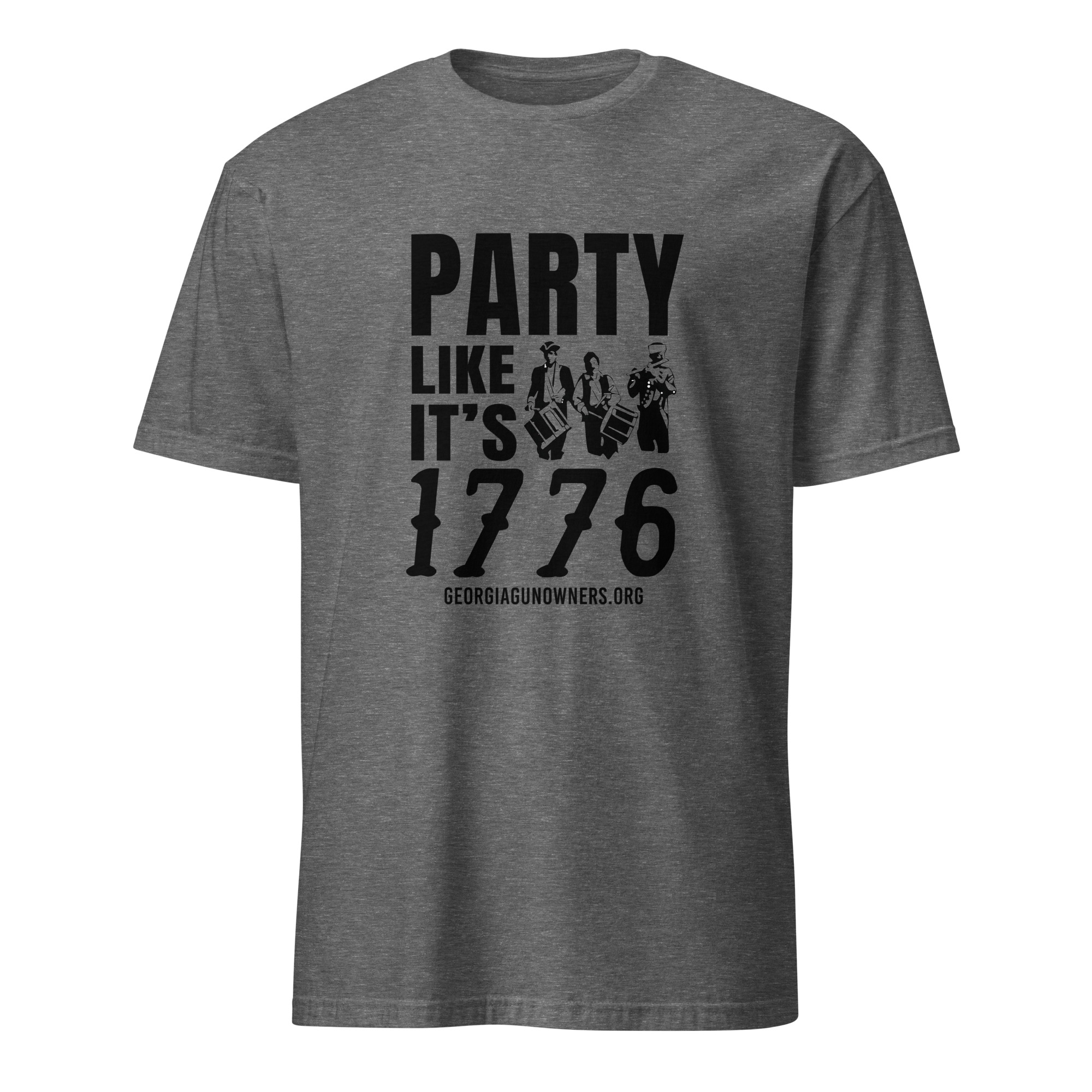 Supersoft – Short-Sleeve- Unisex – Dark Text – “Party Like It’s 1776” - Image 2