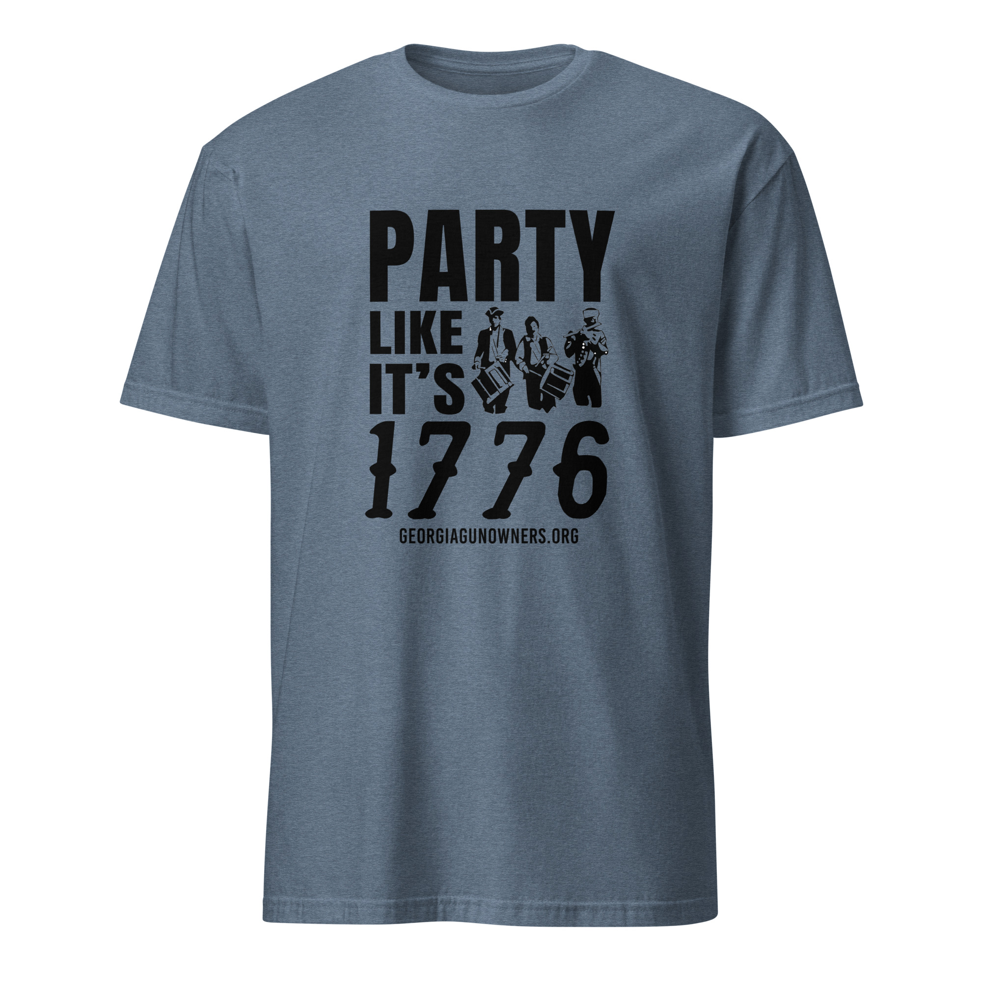 Supersoft – Short-Sleeve- Unisex – Dark Text – “Party Like It’s 1776” - Image 6