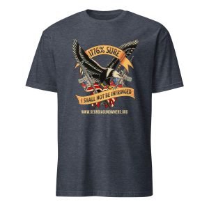 Supersoft – Short-Sleeve – Unisex – Gold Text -“I’m 1776% Sure”