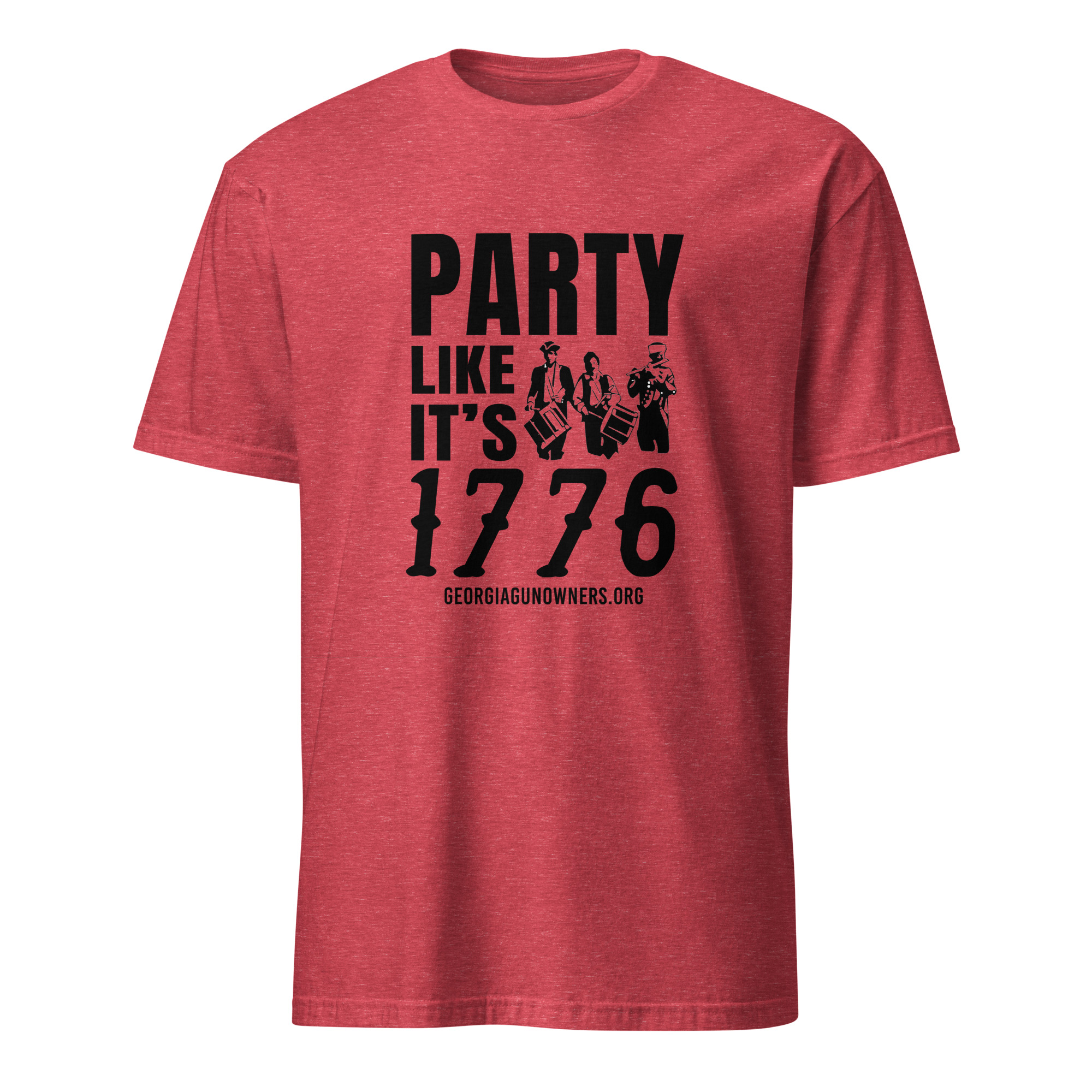 Supersoft – Short-Sleeve- Unisex – Dark Text – “Party Like It’s 1776” - Image 4