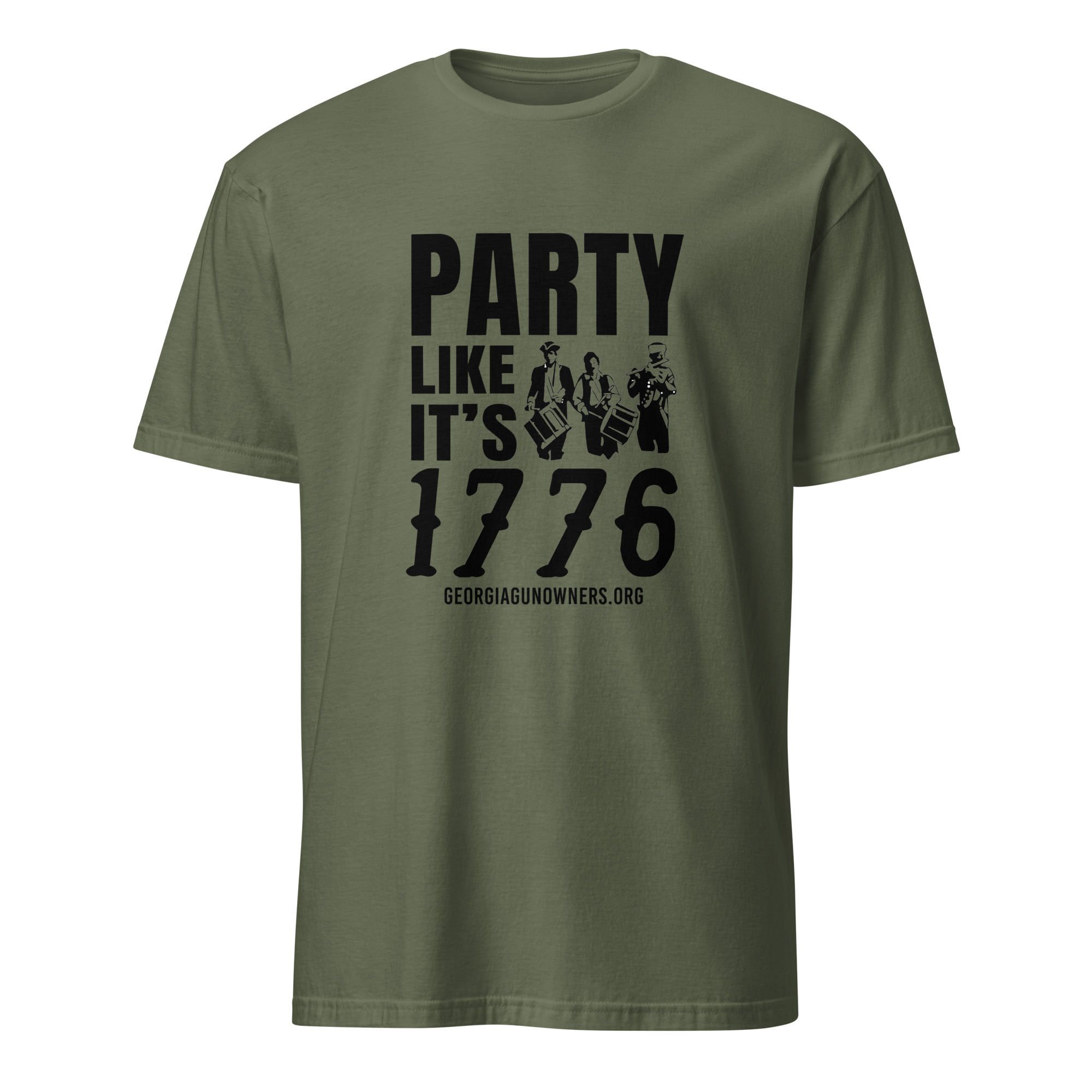 Supersoft – Short-Sleeve- Unisex – Dark Text – “Party Like It’s 1776” - Image 3