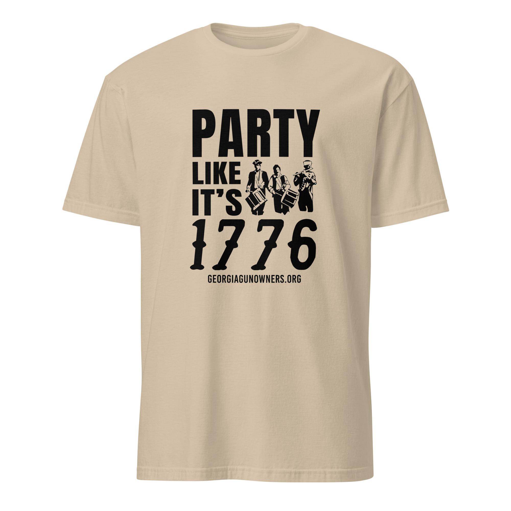 Supersoft – Short-Sleeve- Unisex – Dark Text – “Party Like It’s 1776” - Image 7