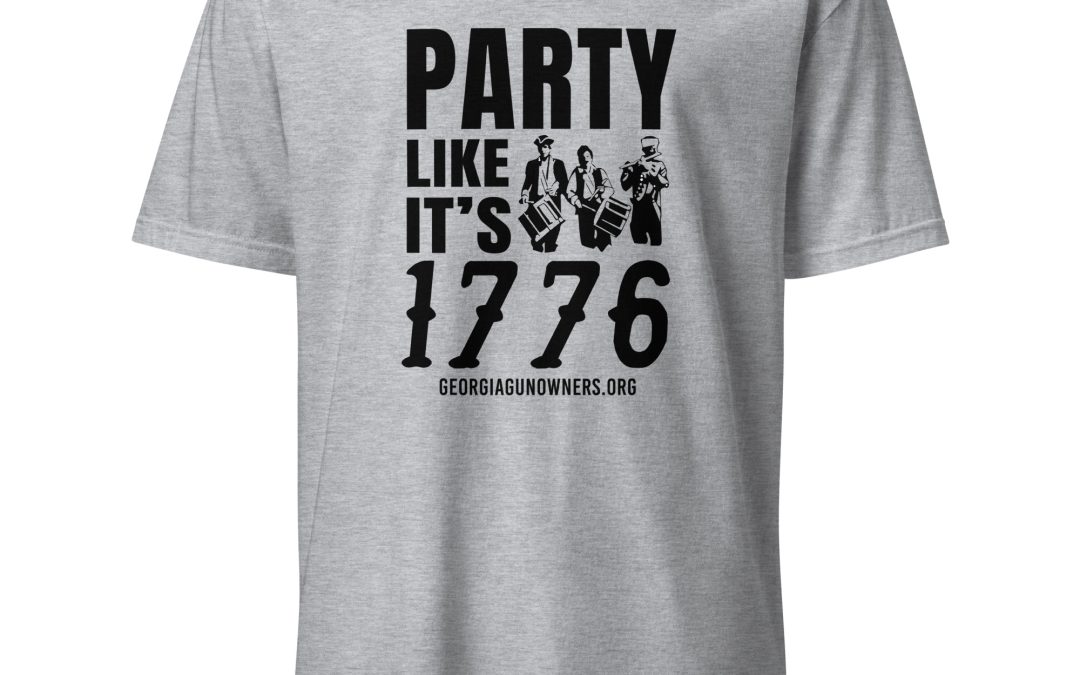 Supersoft – Short-Sleeve- Unisex – Dark Text – “Party Like It’s 1776”