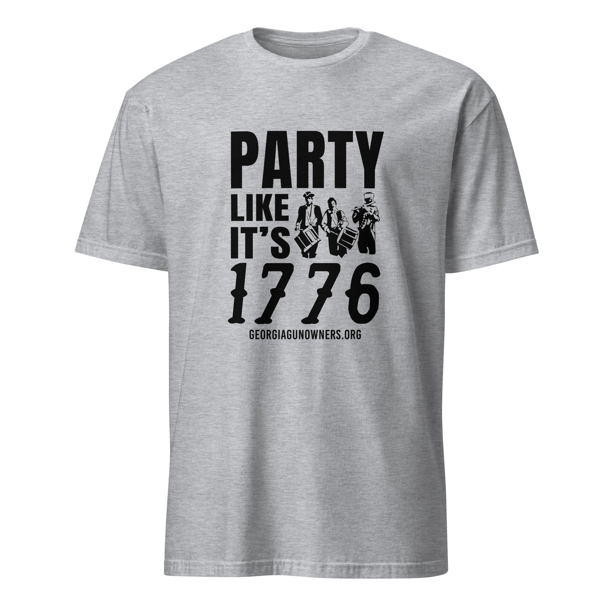 Supersoft – Short-Sleeve- Unisex – Dark Text – “Party Like It’s 1776”