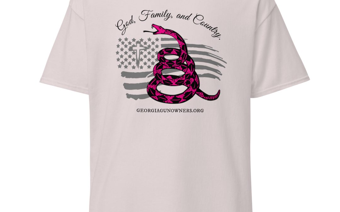 Supersoft – Short Sleeve – Women’s – Black Text – God, Family and Country