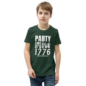 Kids - Party Like It's 1776 - Youth Short Sleeve T-Shirt